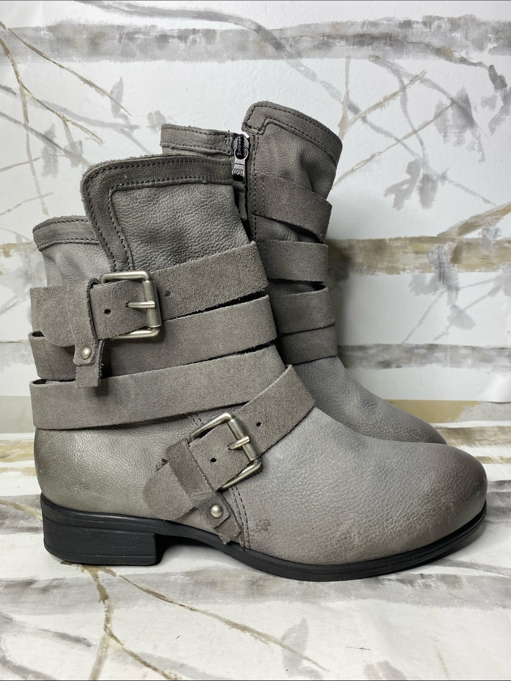 Miz Mooz Shane Strappy Moto Booties